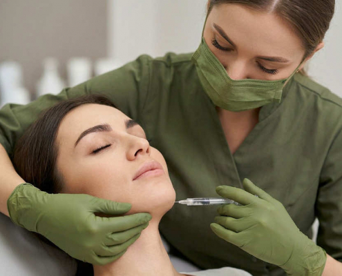 dermal filler jawline augmentation in wimborne